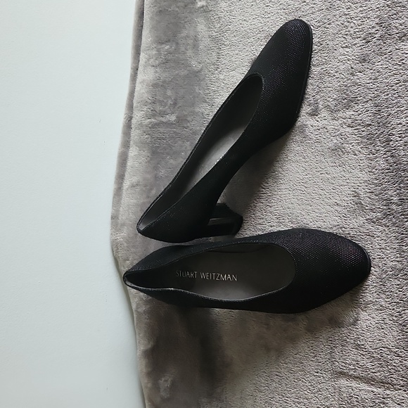 Stuart Weitzman Black Heels - Picture 1 of 12